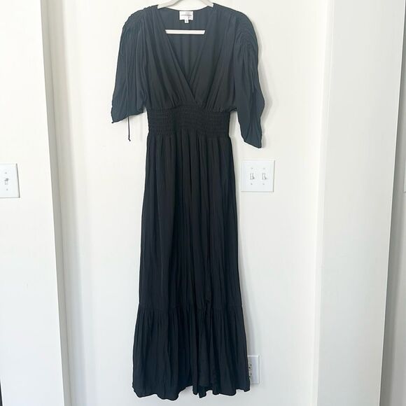 Lavender Brown Black Davina Maxi Dress M - Picture 3 of 10